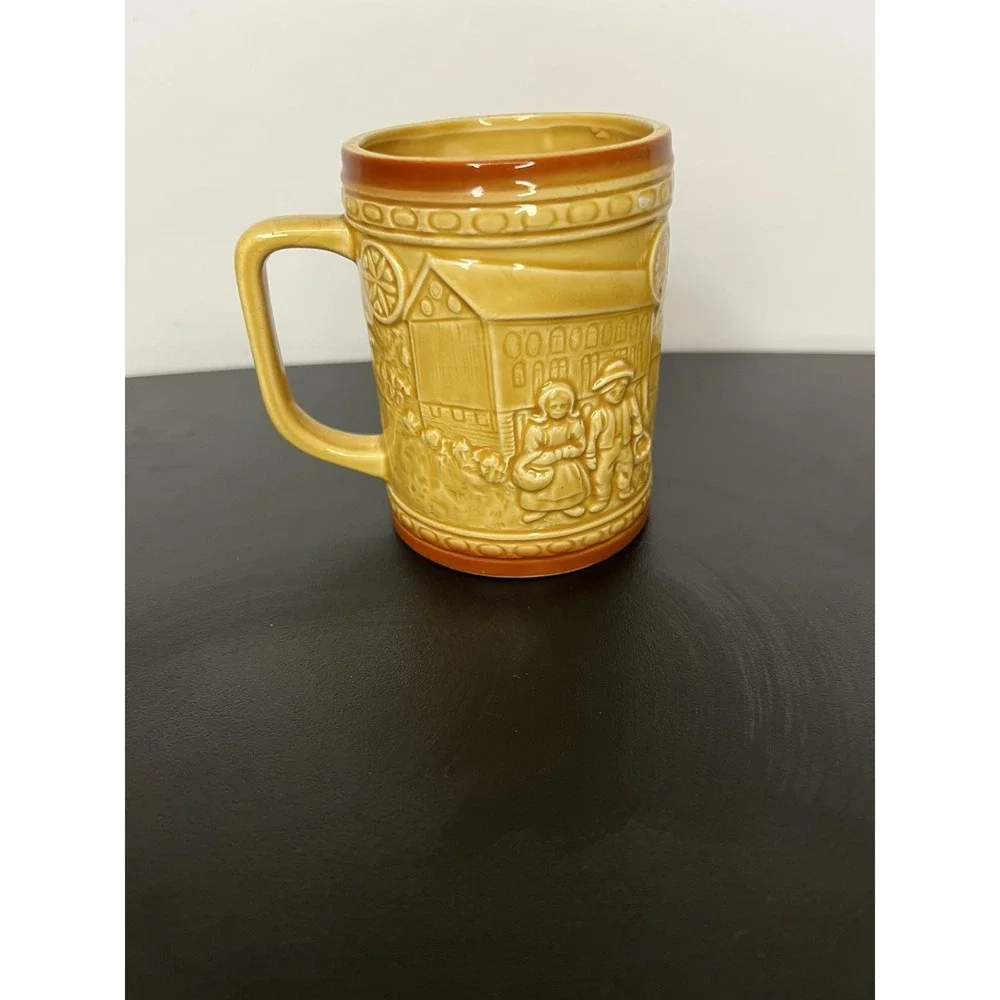 RARE PA Dutch Country‎ Amish Beer Stein Mug Vintage